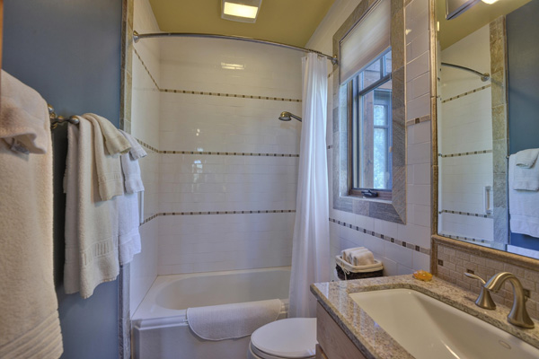 Tahoe Vacation Rentals - Lake Front House - Master Bath 3

